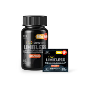Limitless Black Edition 7-Hydroxymitragynine Tablets Mango 50mg Per Tablet